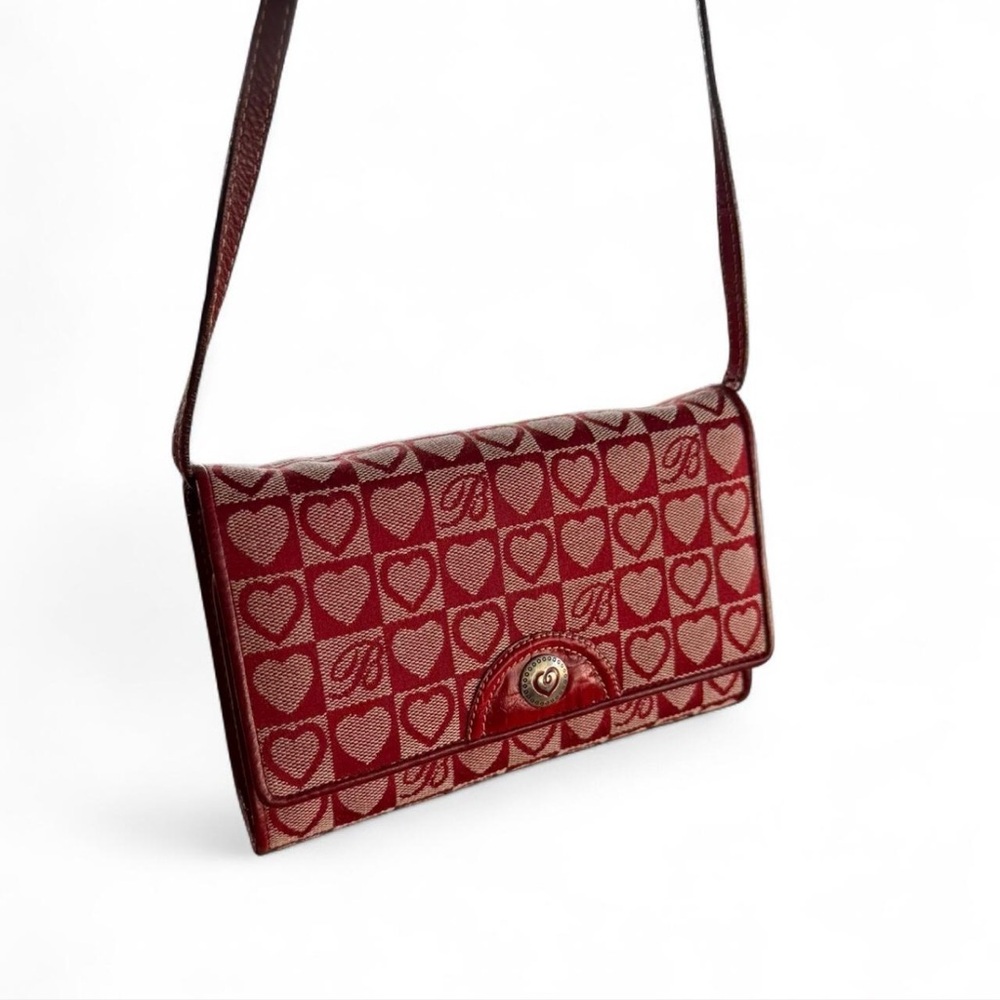 Brighton Red Heart Crossbody Bag